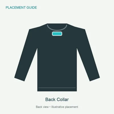 Back Collar – illustrative Gildan 5400 product option