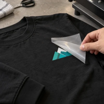 DTF printing on a long sleeve T-shirt, video guide