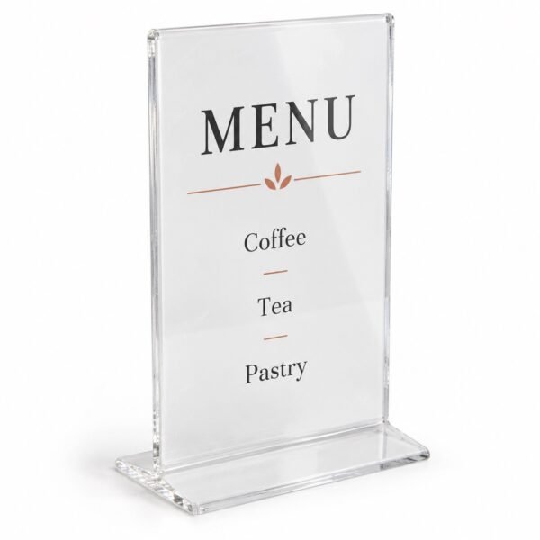 Acrylic Menu Holder for restaurants, Dubai
