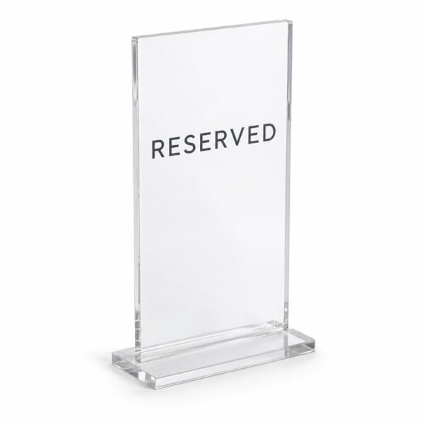 Acrylic Table Signs for restaurants, Dubai