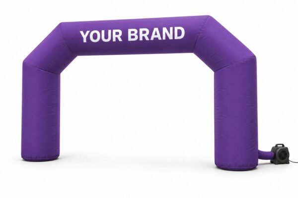 Inflatable Angled Arch with custom branding, Dubai