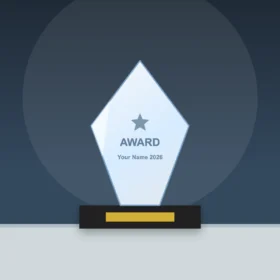 Apex Crystal Trophy