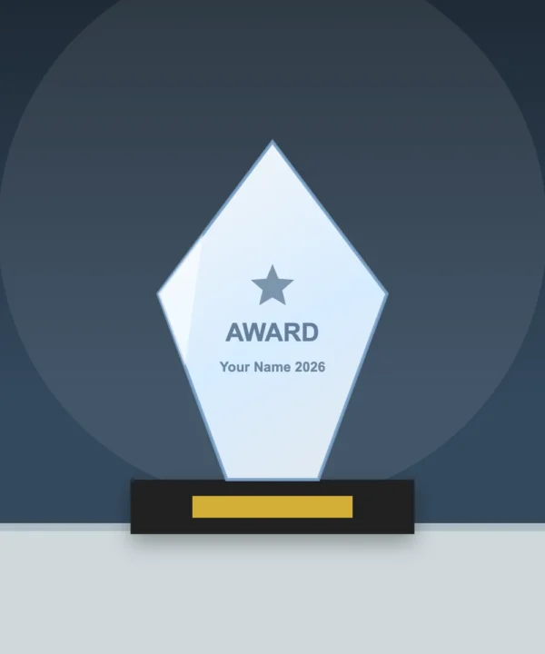 Apex Crystal Trophy