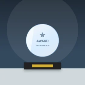 Sphere Crystal Trophy