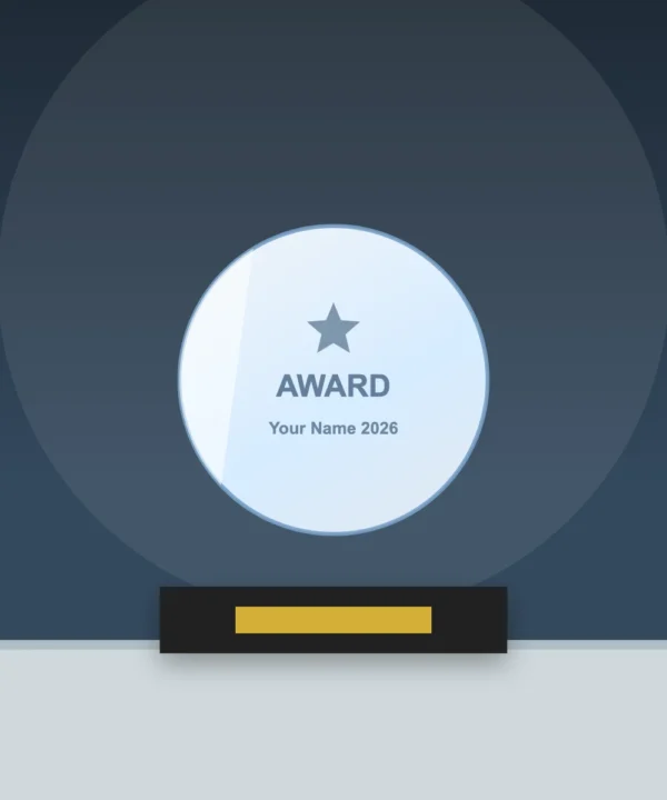 Sphere Crystal Trophy