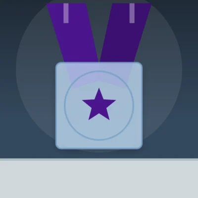 Square Glass Medals