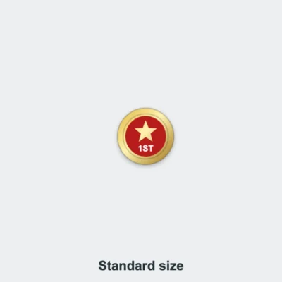 1st Place Medals Standard size