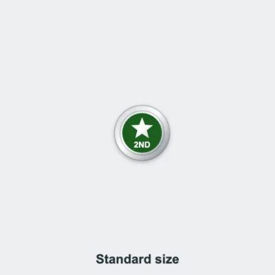 2nd Place Medals Standard size