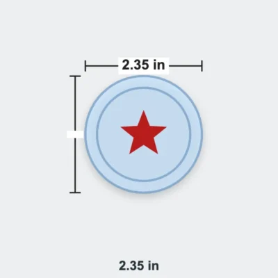 Crystal Medals 2.35 in