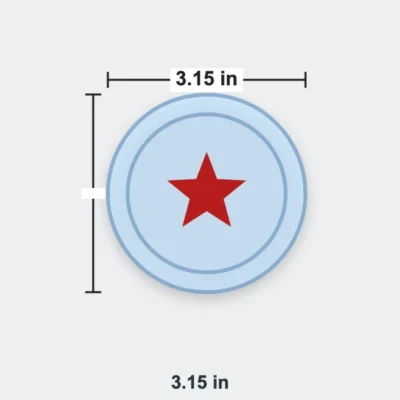 Crystal Medals 3.15 in