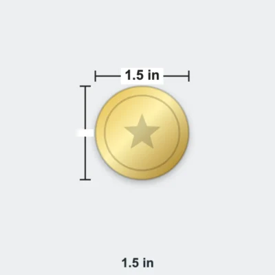 Die Struck Medals 1.5 in