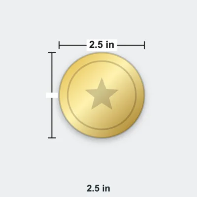 Die Struck Medals 2.5 in