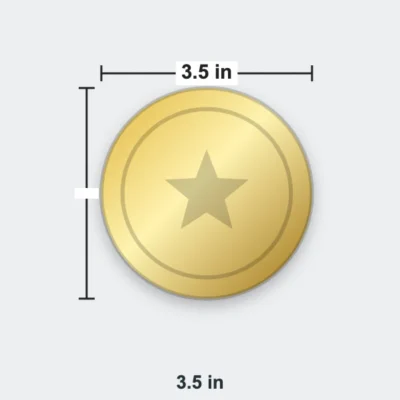 Die Struck Medals 3.5 in
