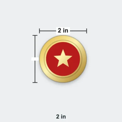 Hard Enamel Medals 2 in