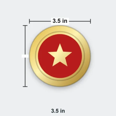 Hard Enamel Medals 3.5 in