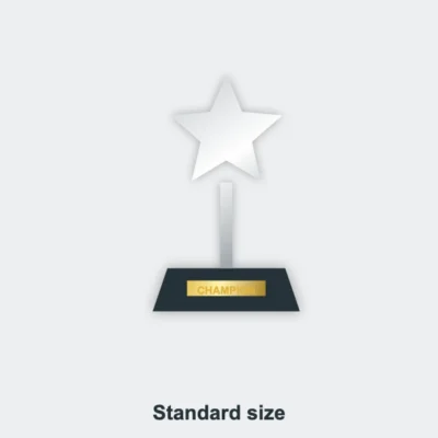 Hollow Star Kids Trophy Standard size