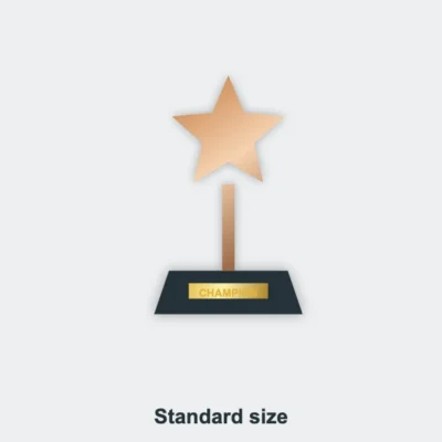 Singing Star Trophy Standard size