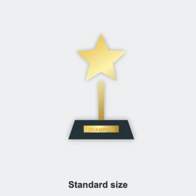 Starburst Kids Trophy Standard size