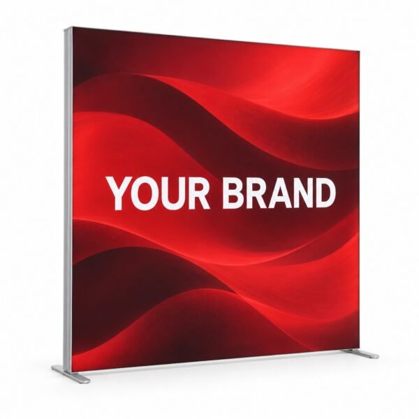 Backlit Trade Show Display 3 x 3 m, exhibition display printed in Dubai