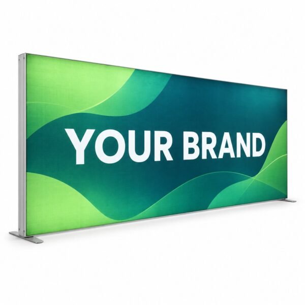 Backlit Trade Show Display 6.1 x 3 m, exhibition display printed in Dubai