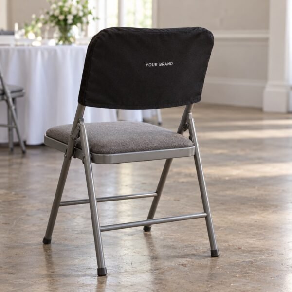 Standard Chair Cover Printed chair back cover in event venue