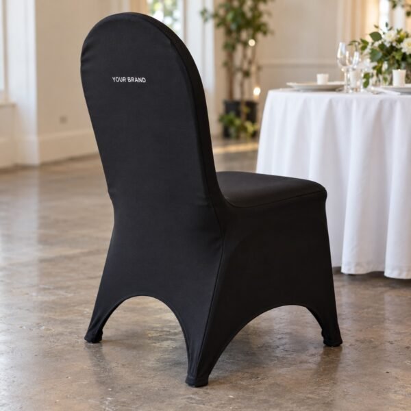 Stretch Spandex Chair Cover Stretch chair cover in event venue