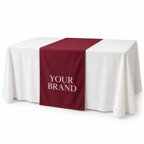 Custom Table Runner printed with logo in Dubai