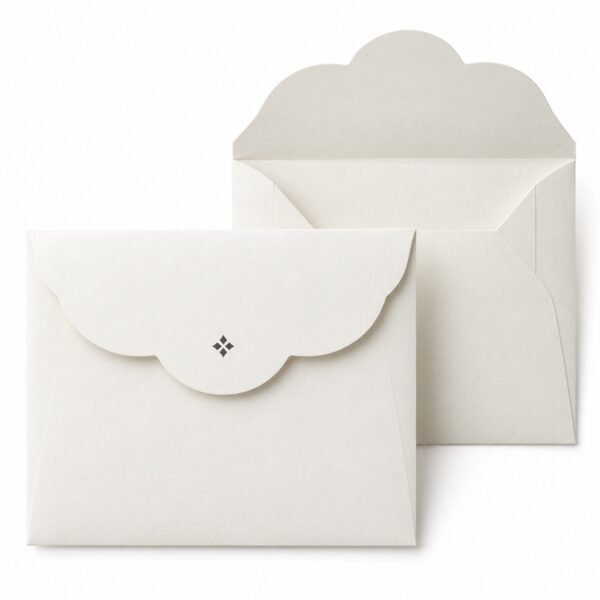 Custom die cut shape envelopes printing in Dubai