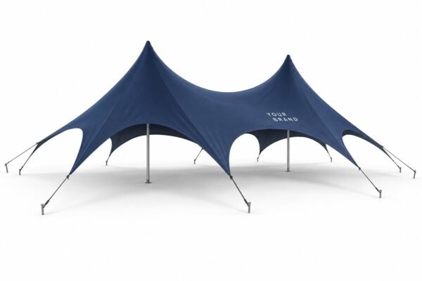 Double Pole Star Tent with custom branding, Dubai
