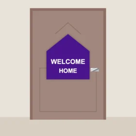 Die Cut Hanging Sign
