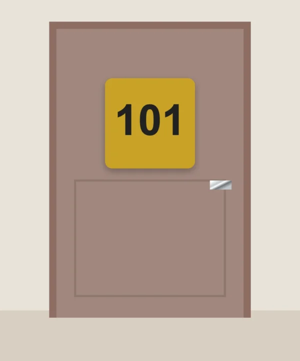 Custom Door Number Plates