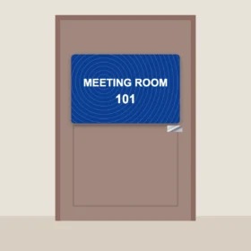 Ripple Texture Acrylic Door Sign