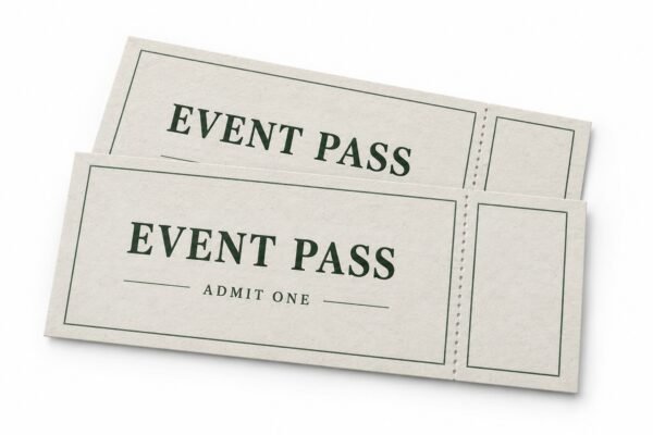 Custom eco friendly tickets printing in Dubai