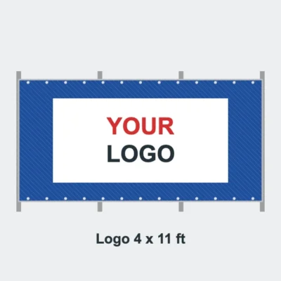 Logo 4 x 11 ft