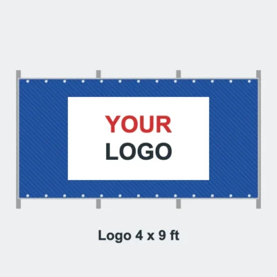 Logo 4 x 9 ft