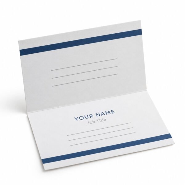 Custom folded business cards printing in Dubai