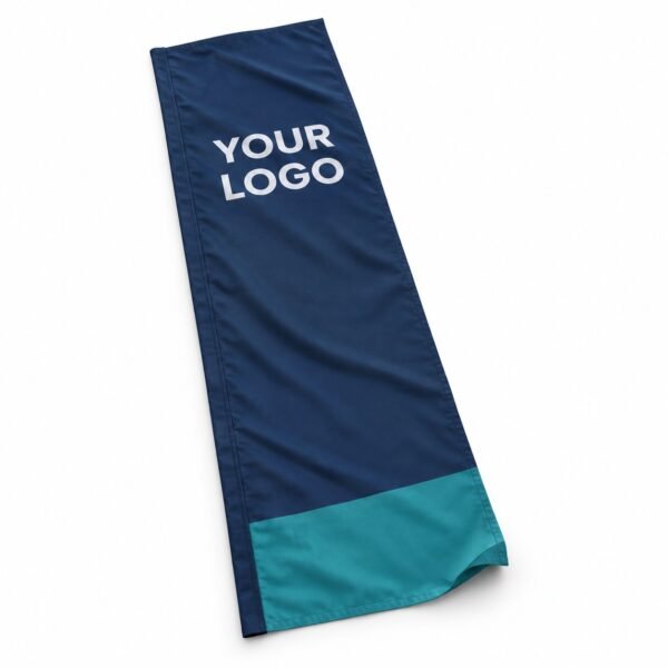 Tall custom giant flag with logo print, Dubai