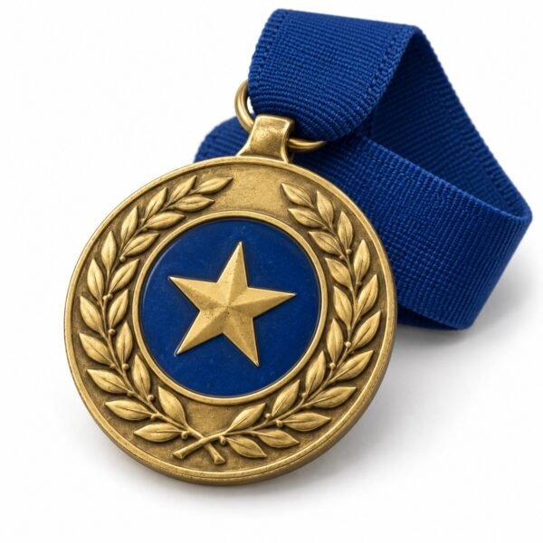 Custom laurel wreath medal made in Dubai