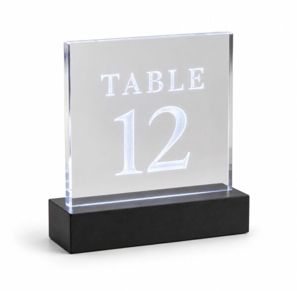 Light Up Table Signs for restaurants, Dubai