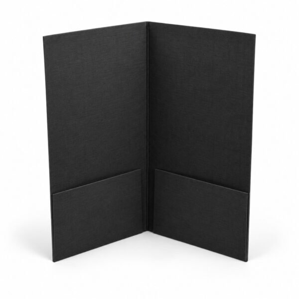 Custom linen mini two pocket folders printing in Dubai