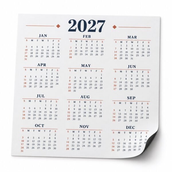 Custom magnetic calendars printing in Dubai