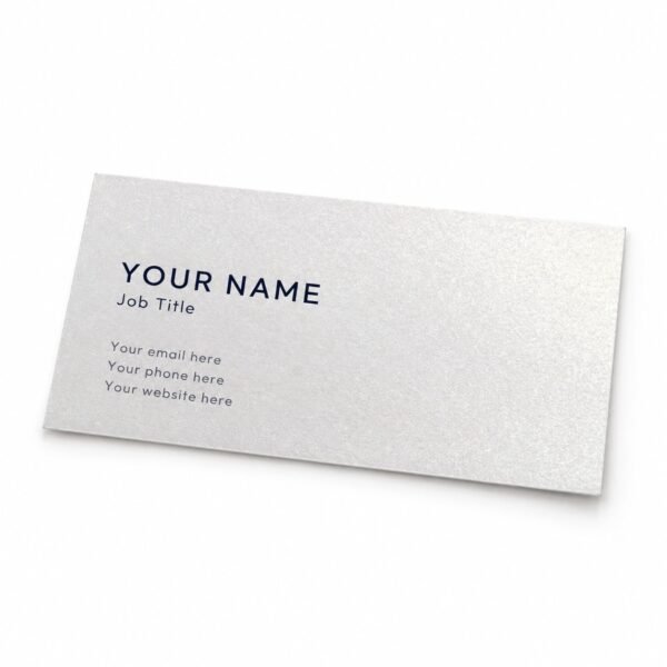 Custom metallic business cards printing in Dubai