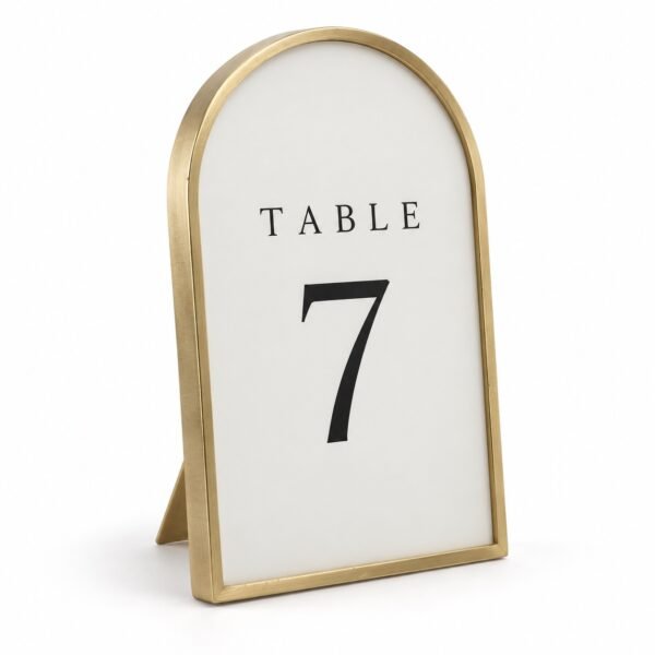 Metallic Table Numbers for restaurants, Dubai