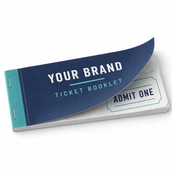 Custom mini ticket booklets printing in Dubai