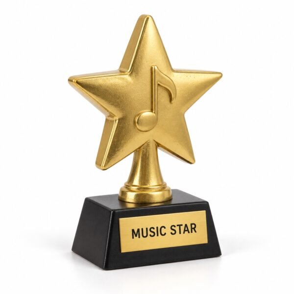Music Star Kids Trophy, custom resin trophy made in Dubai