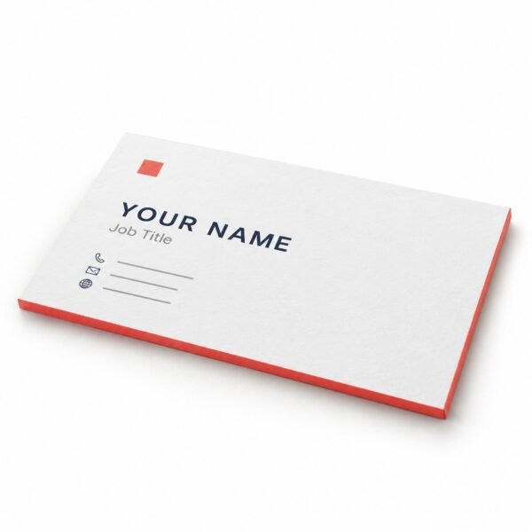 Custom painted edge business cards printing in Dubai