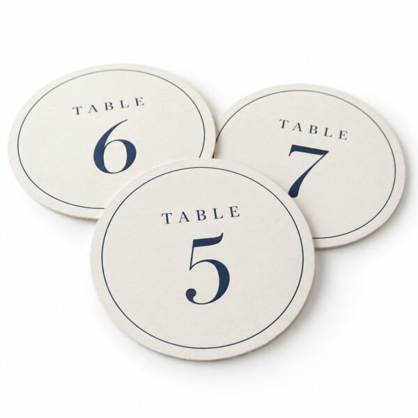Paper Table Numbers for restaurants, Dubai