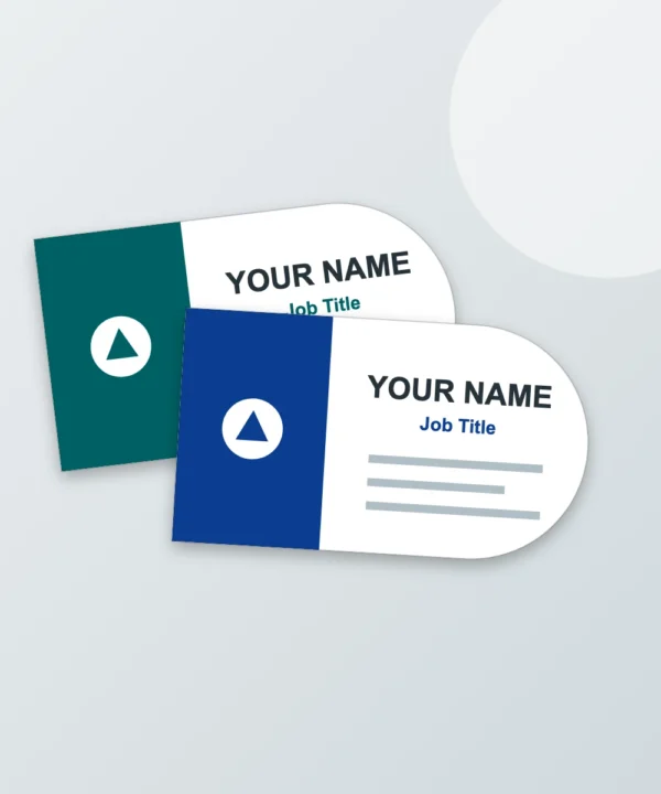 Half Circle Business Cards