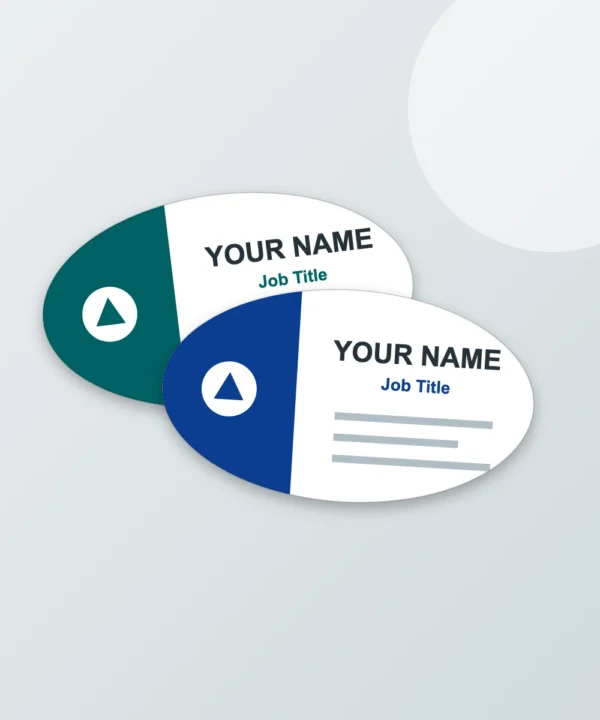 Oval Business Cards