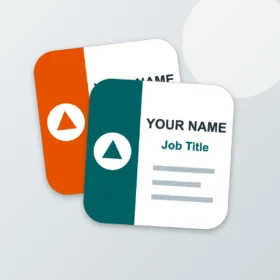 Square Rounded Corner Business Cards